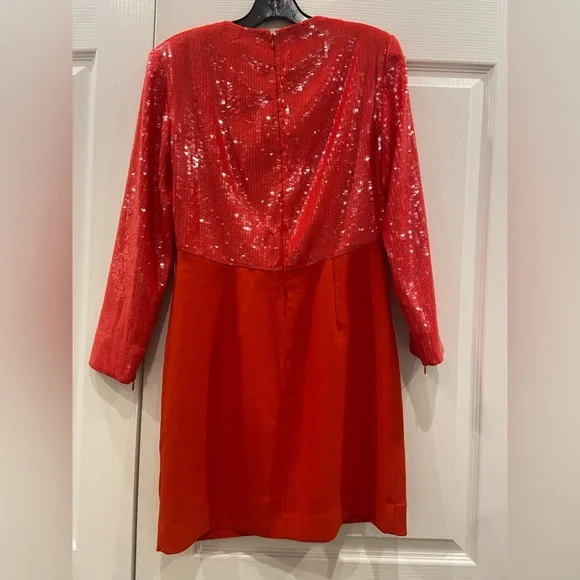 Reiss red sequin dress - Picture 3 of 3